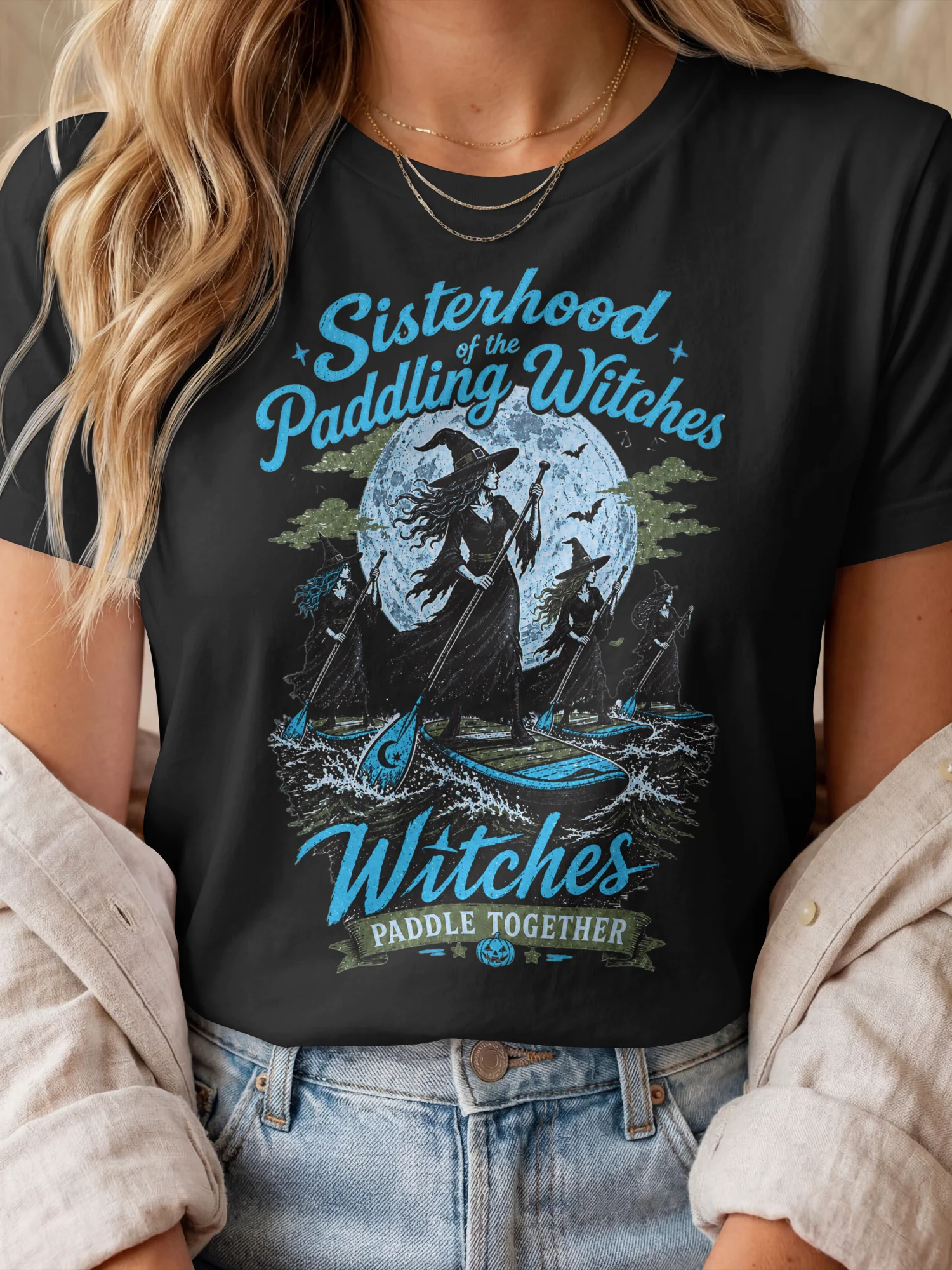 Sisterhood of the Paddling Witches Tee product image (1)