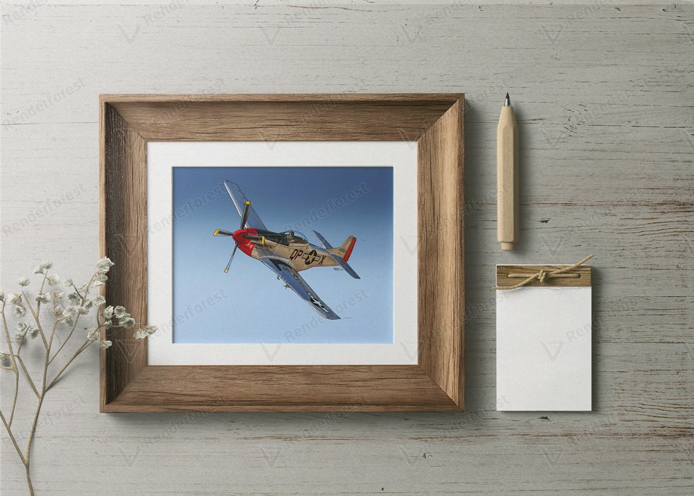 P-51 Mustang Sally Digital Printable Aviation Wall Art Pilot Gift product image (7)