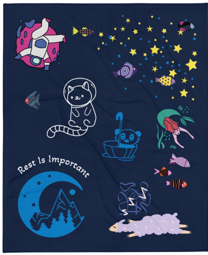 Rest Is Important Blanket product image (1)