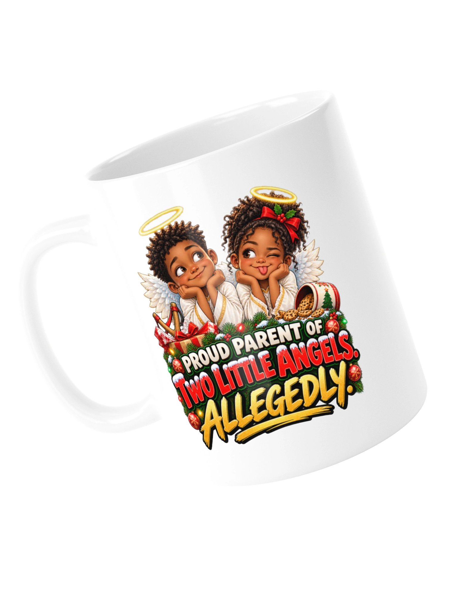 Proud Parent of Two Little Angels… Allegedly. Yeah Right! Mug product image (13)