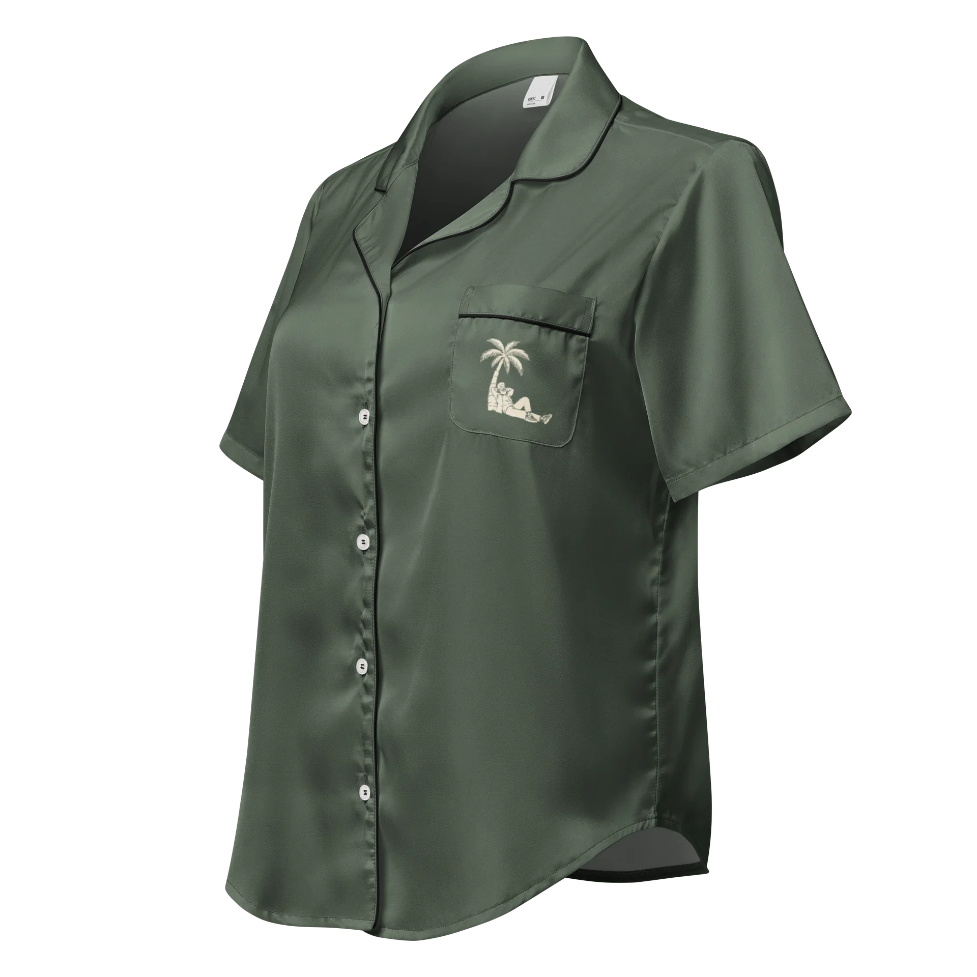 Hoy Se Duerme Pajama Top — Olive product image (1)