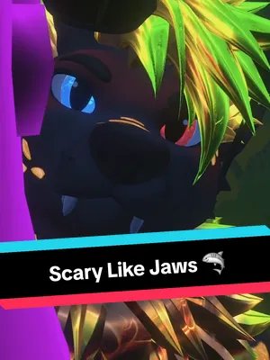 I'm Scary Like Jaws 😈🦈 #furry #vrchat #jaws #movie #actor 