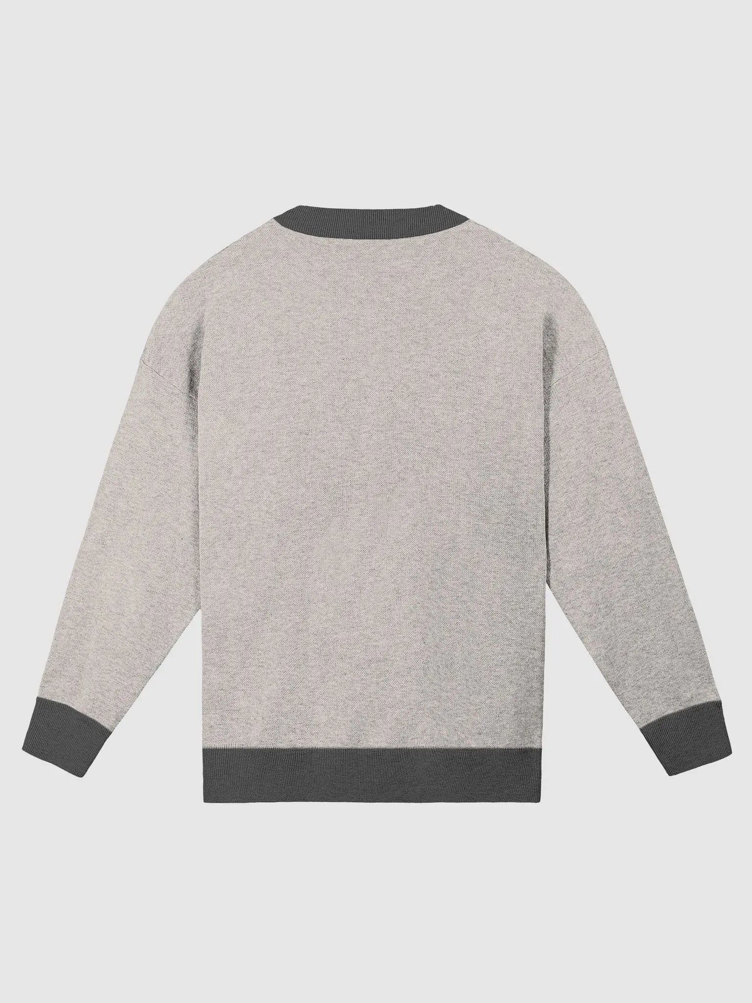 Floral Pekingese Knitted Crewneck Sweater Relaxed Fit product image (7)