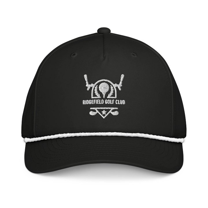 Ridgefield Golf Club Classic Rope Cap B/W product image (1)