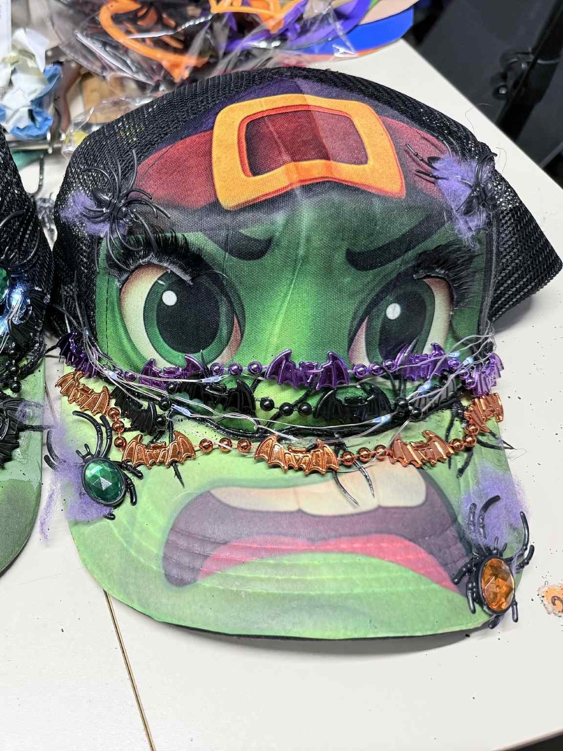 VIP Members Only! Halloween 3D Sublimation Face Hat Templates - Editable in Canva PDF product image (7)