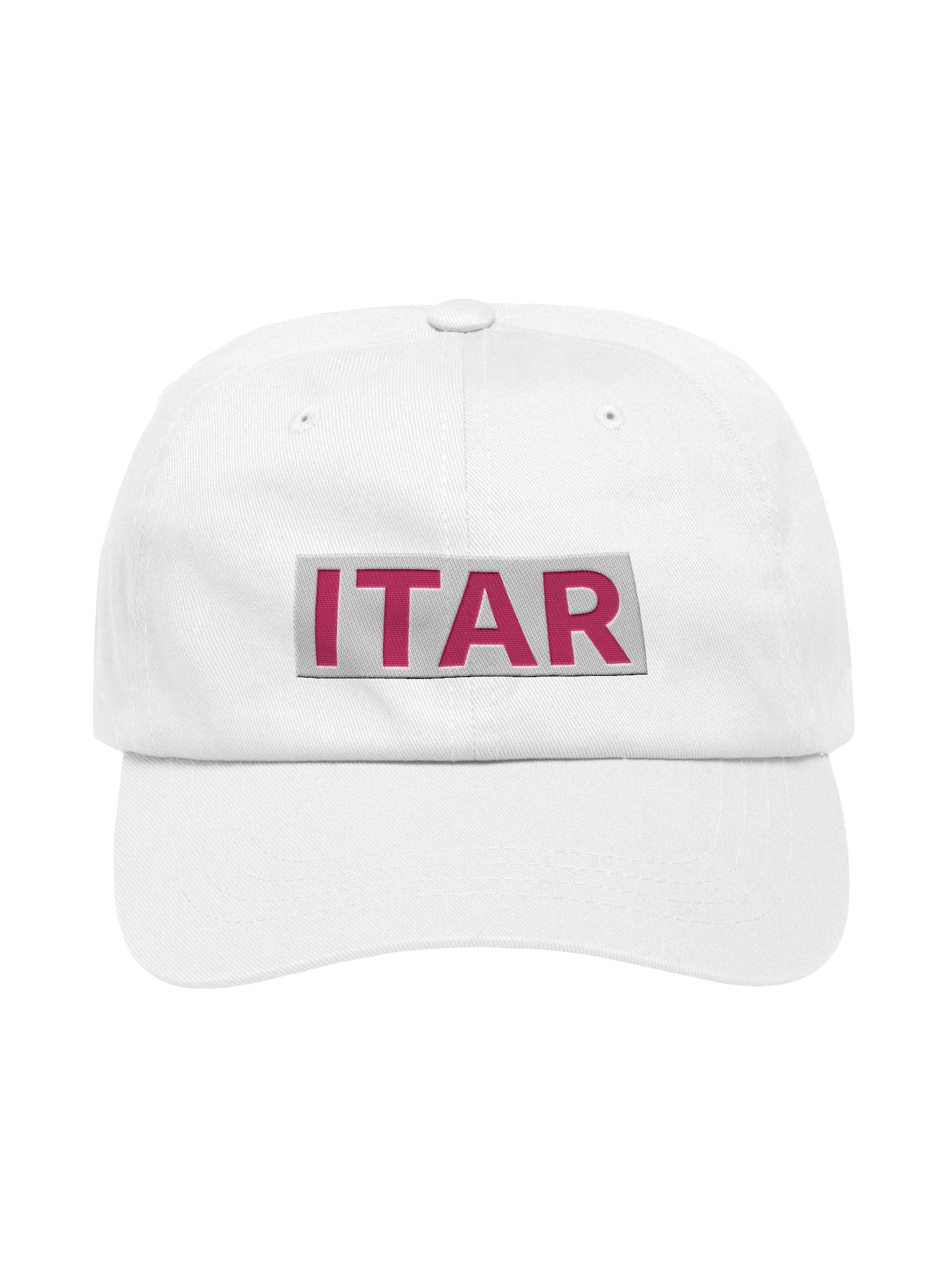 Baseball Cap Wh with ITAR pk product image (1)