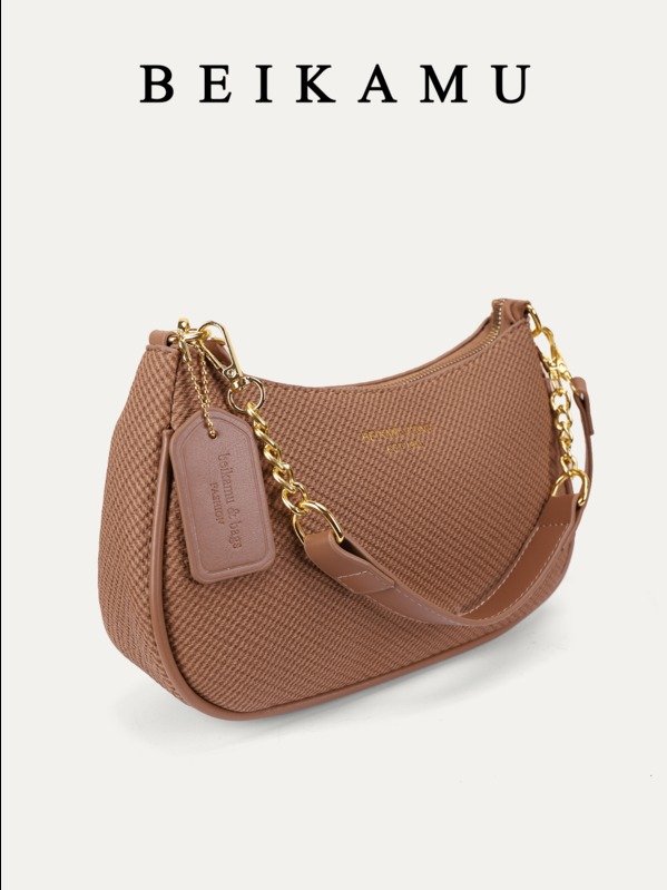 ADLEST 1pc Solid Color PU Leather Shoulder Bag For Women, Versatile Crossbody Bag For Commuting, Adjustable Shoulder Strap product image (3)