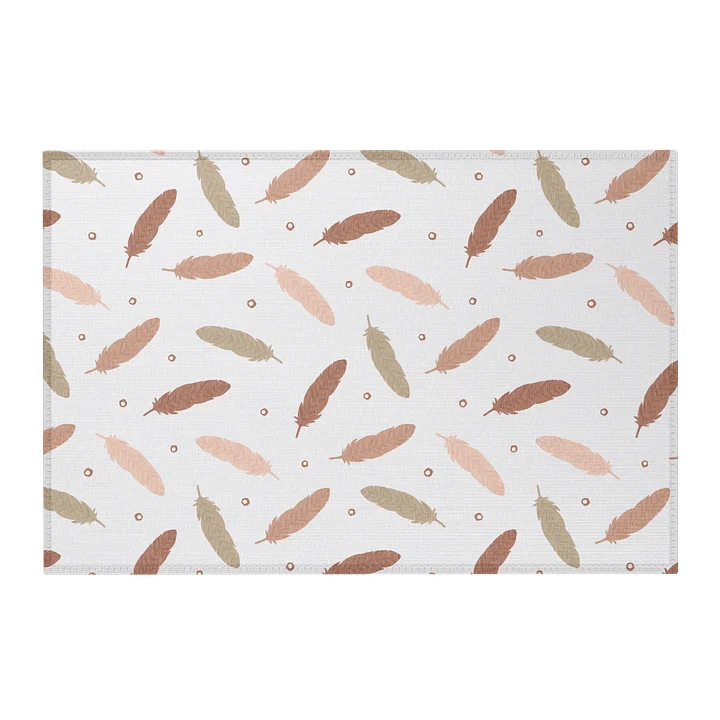 Mocha Mousse Feathers Area Rug product image (2)