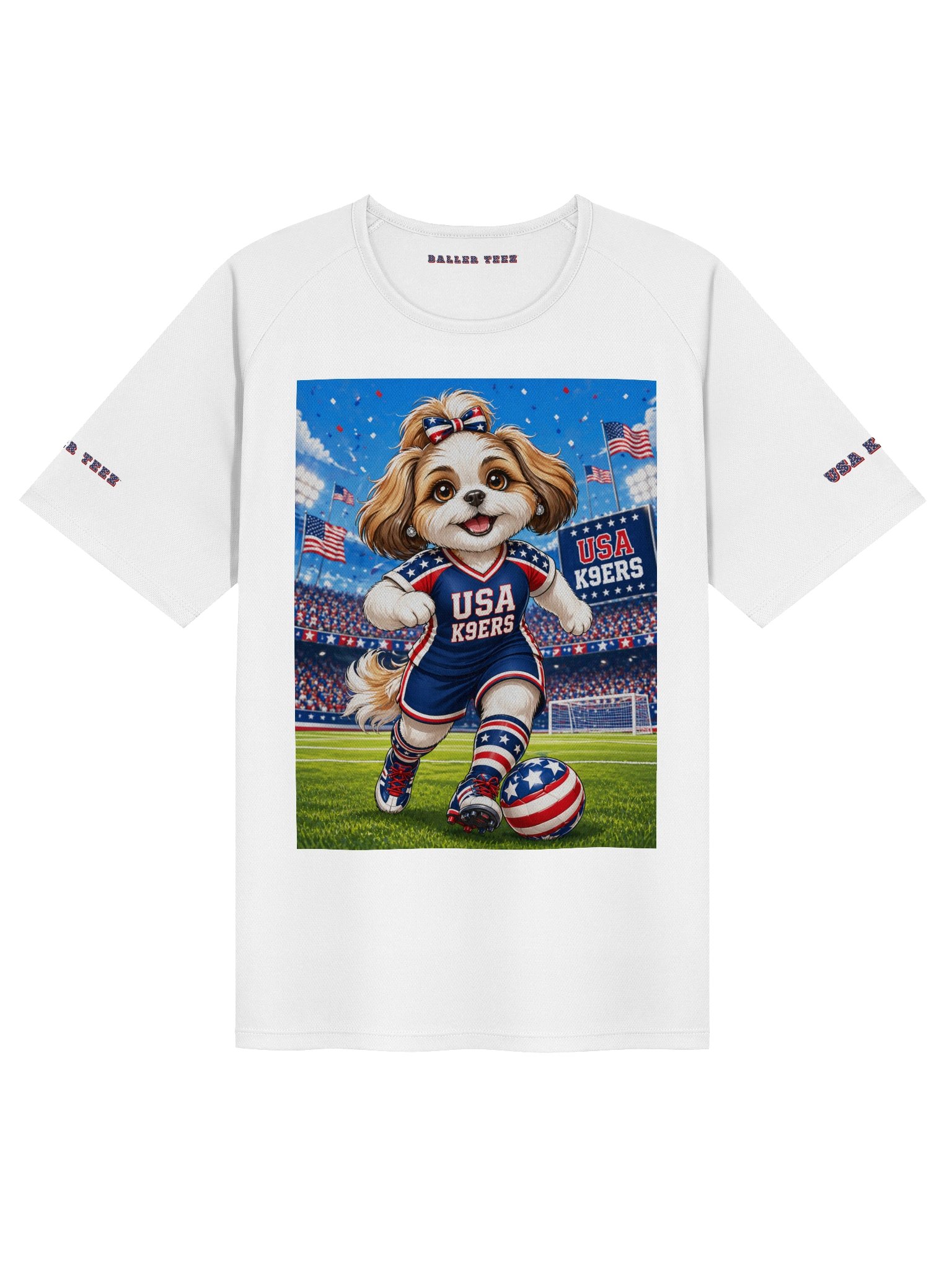 USA K9ERS Soccer Shih Tzu Unisex Sports Jersey product image (1)