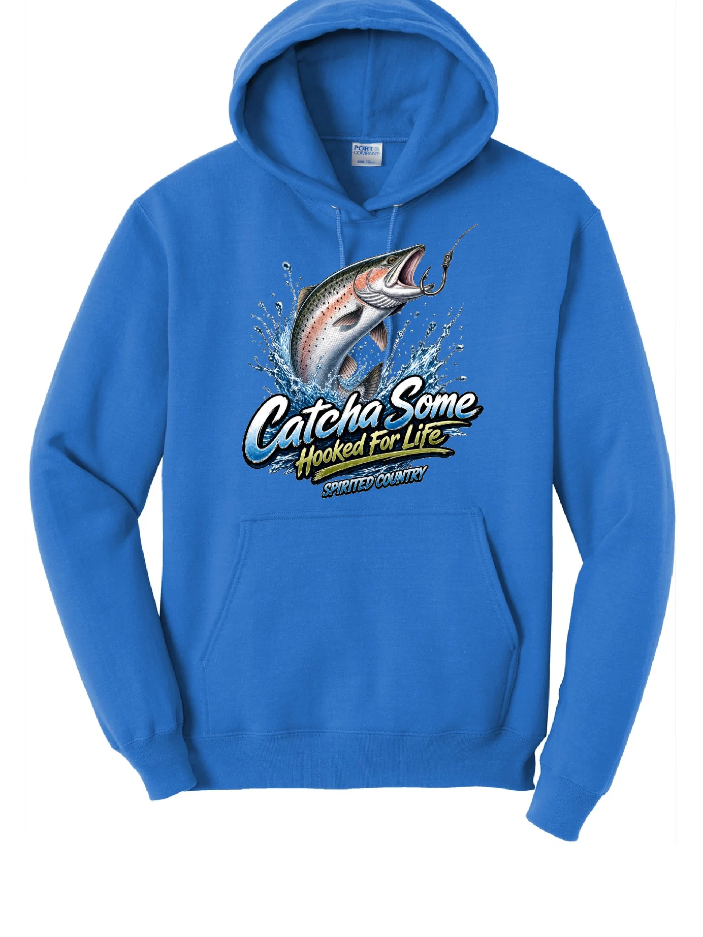 CATCHA SOME HOOKED FOR LIFE PORT AND CO HOODIE product image (1)