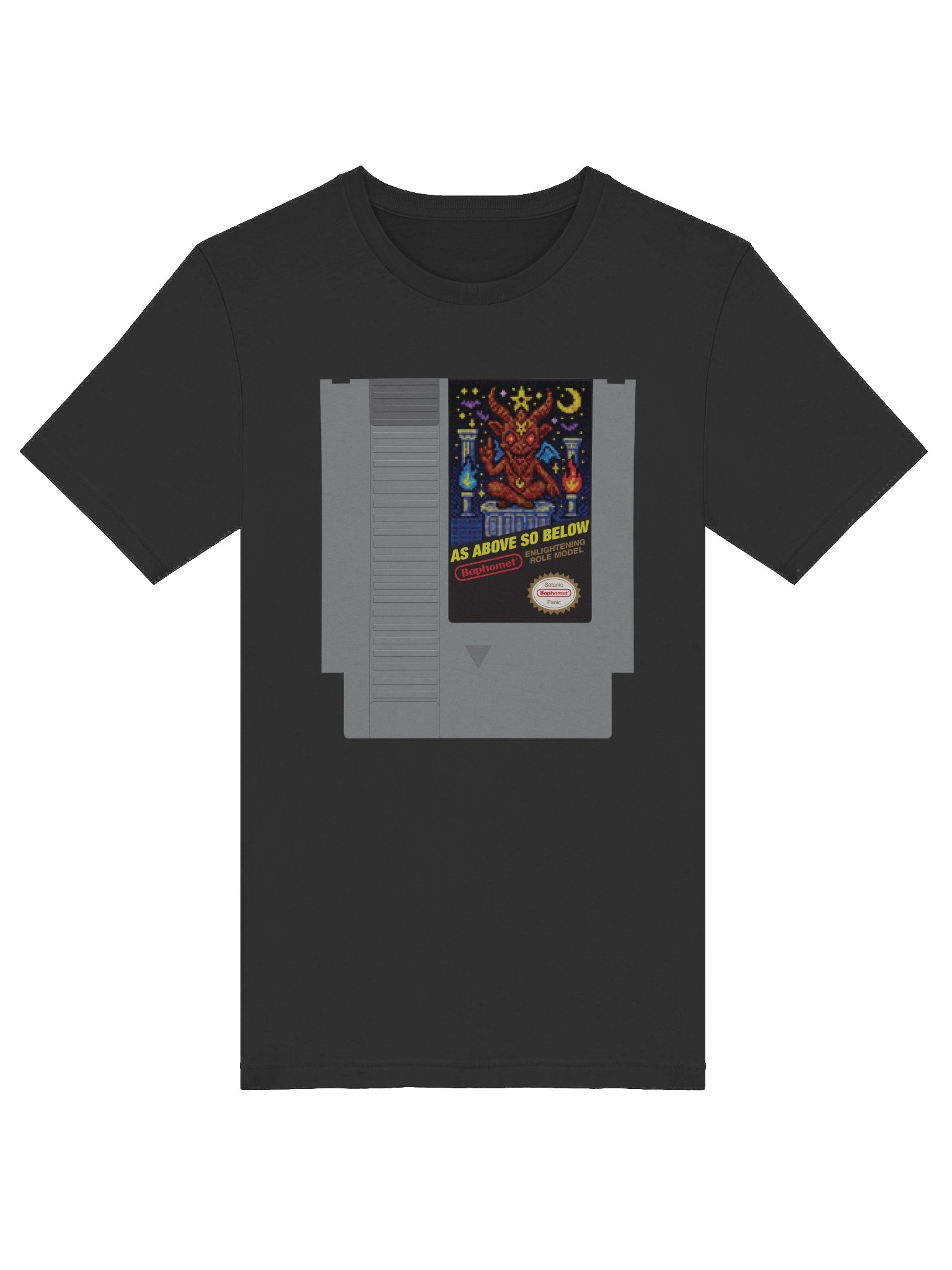 Baphomet: 8-Bit Boss Tee product image (50)