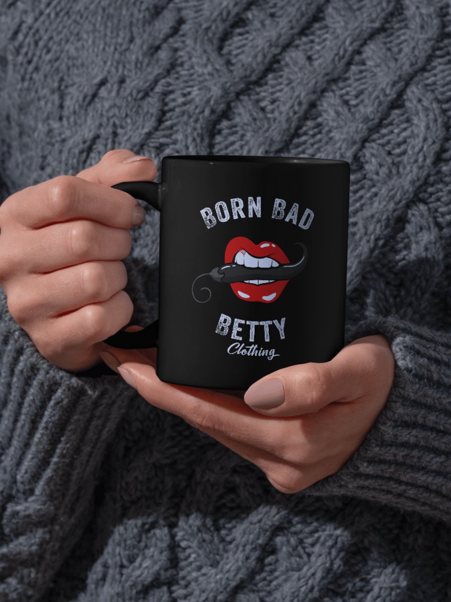 Bite Me Black Glossy Mug product image (1)