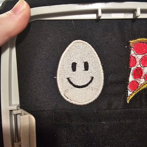His name shall be egg-ward

#antiquepizzabox #embroidery #eggward #twilight