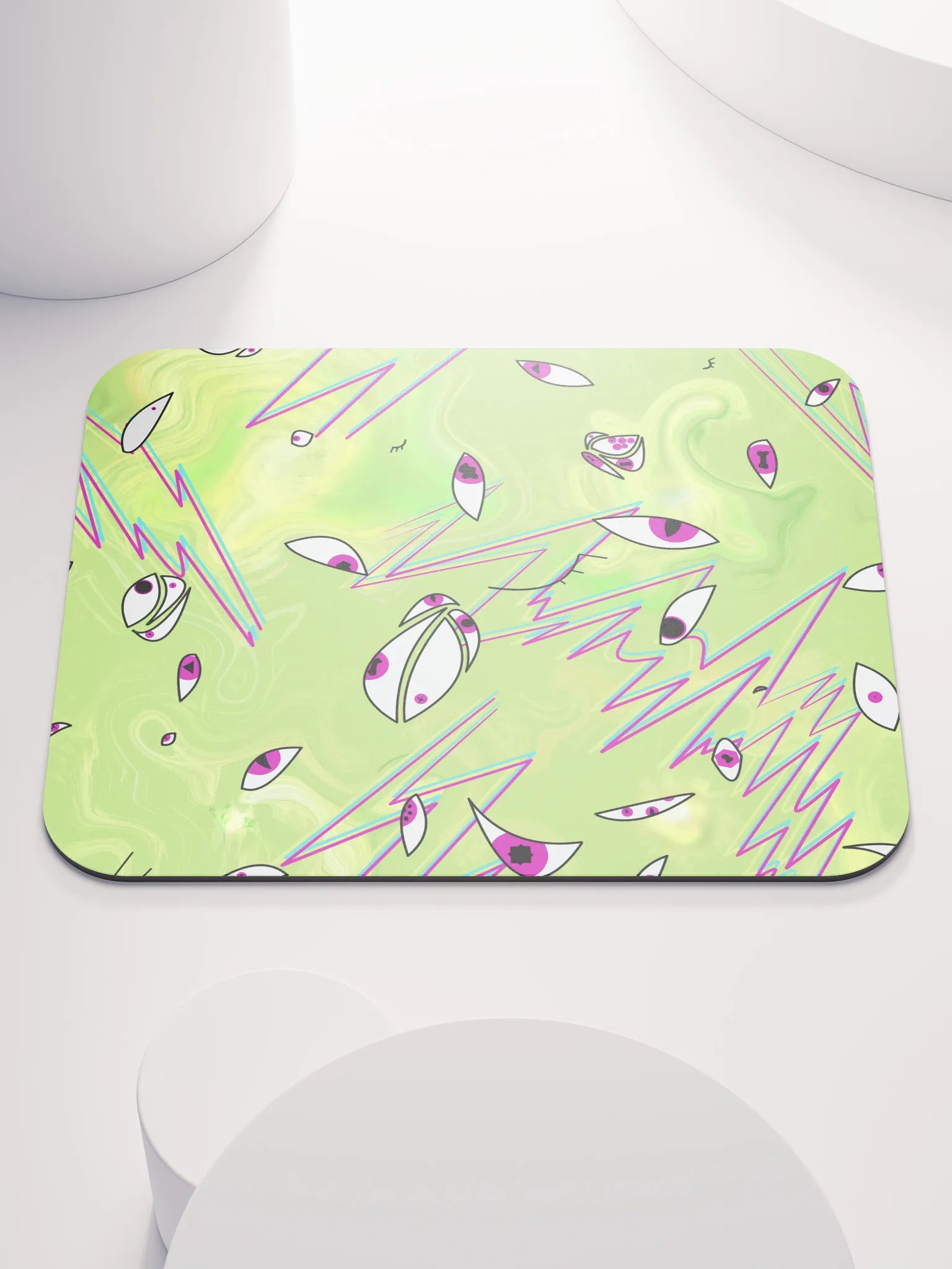 Eyes and Lightning Magic Mouse Pad product image (1)