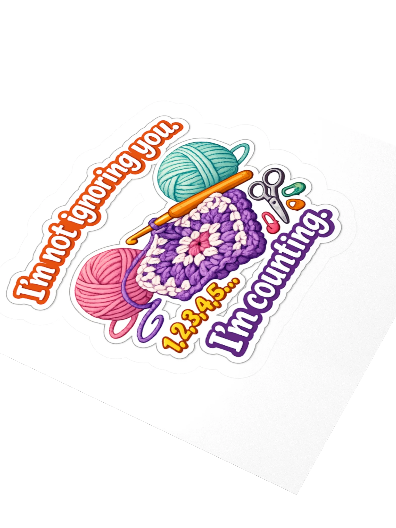 Crochet Counters Sticker product image (3)