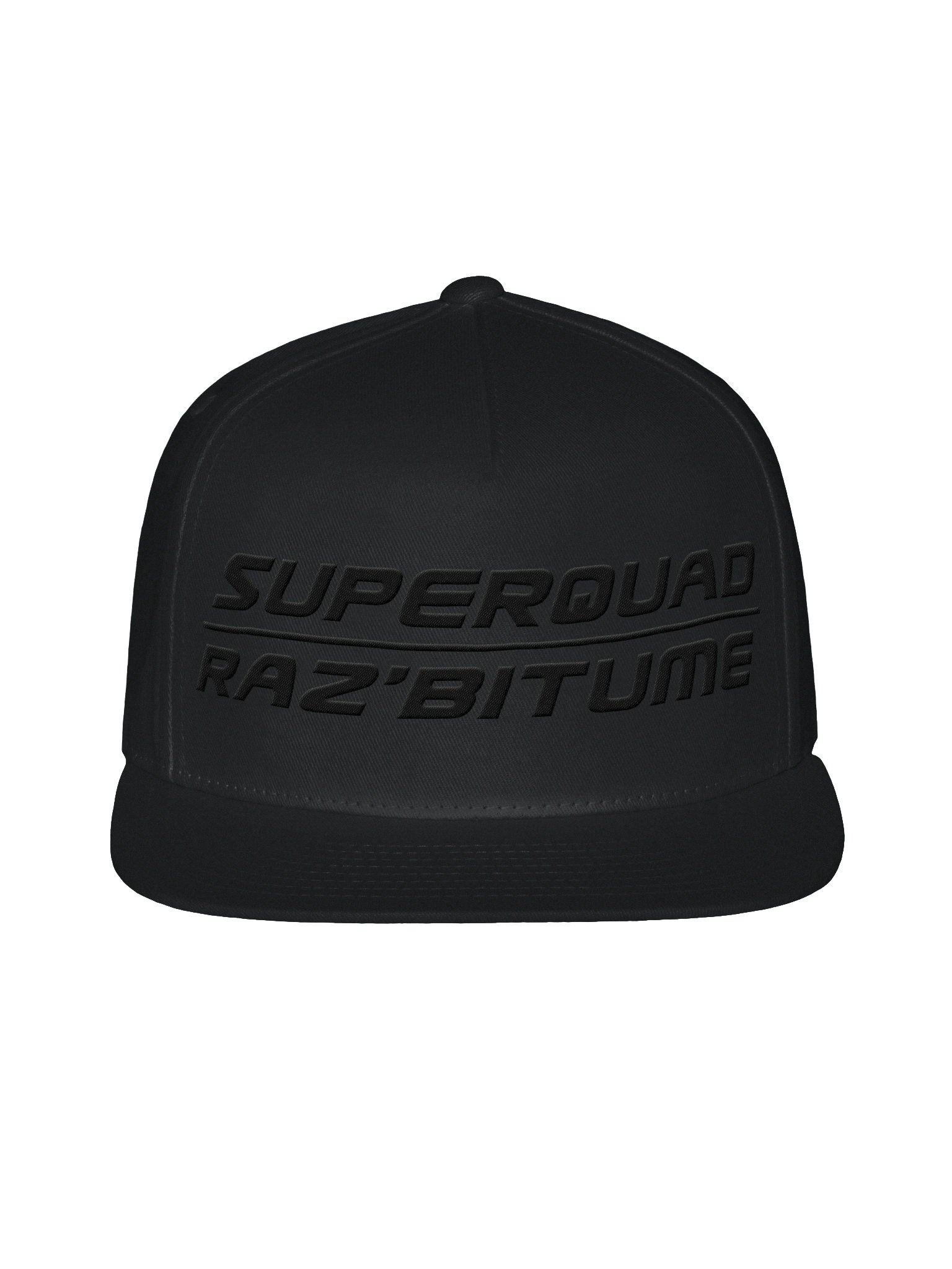 Superquad Raz'bitume noir - Snapback product image (1)