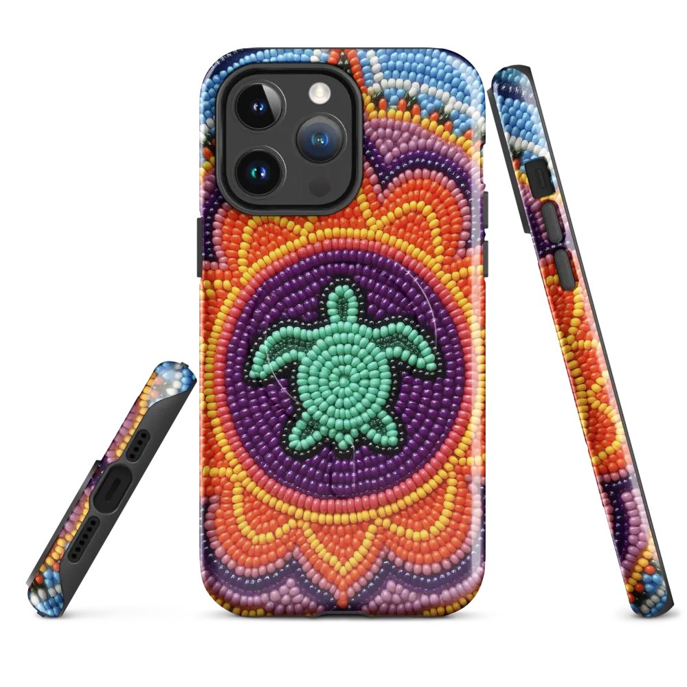 Turtle Mandala Faux-Beaded iPhone® Tough Case product image (4)