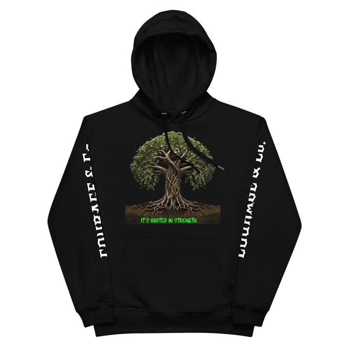 Courage & Co. Black Hoodie w/White Text product image (2)