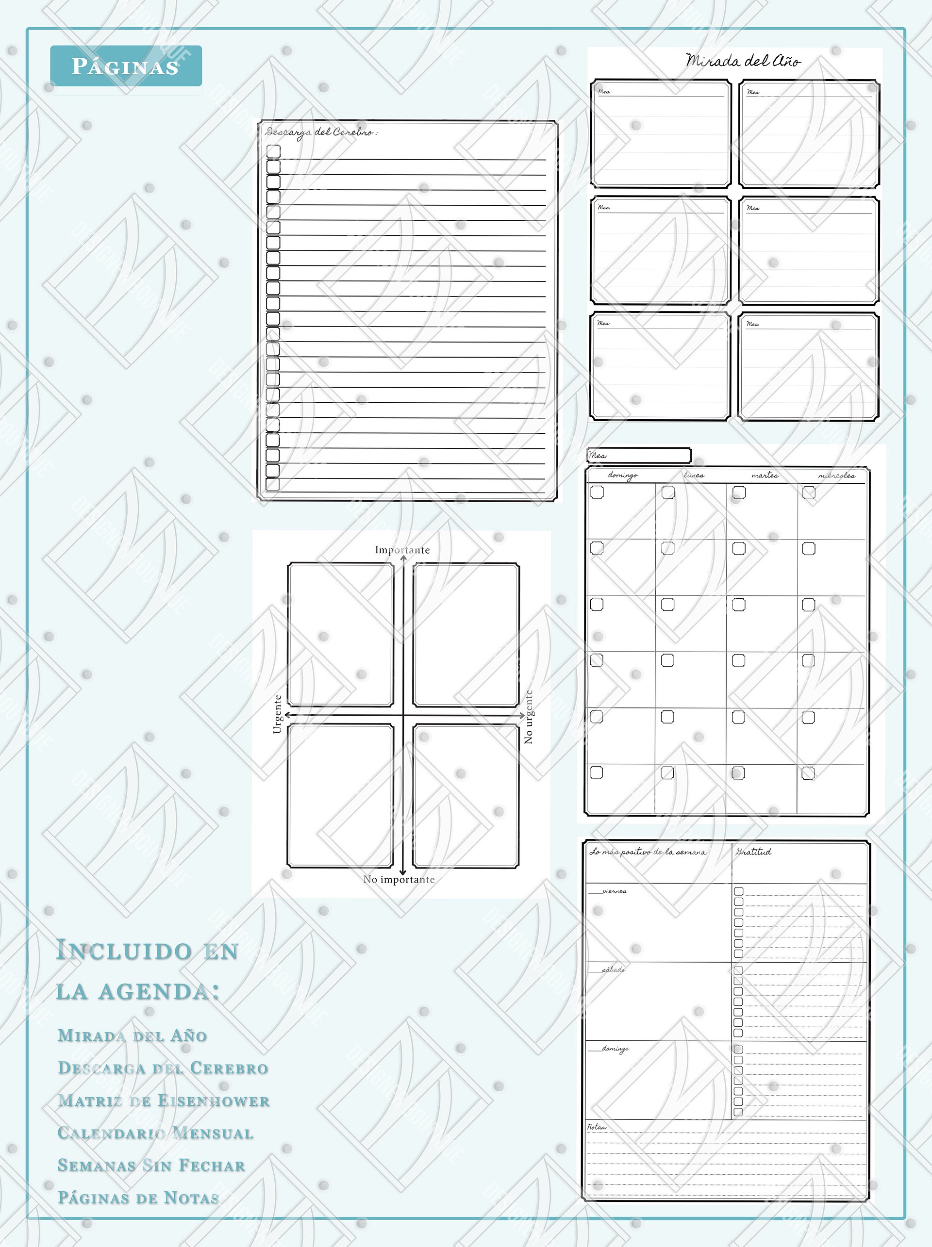 New ProductNavega la Vida con Simplicidad Agenda Sin Fecha Impresa - (Spanish Edition) product image (2)
