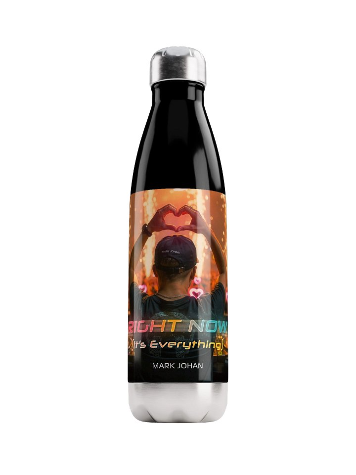 "Right Now" Stainless Steel Water Bottle by Mark Johan (17 oz) product image (1)