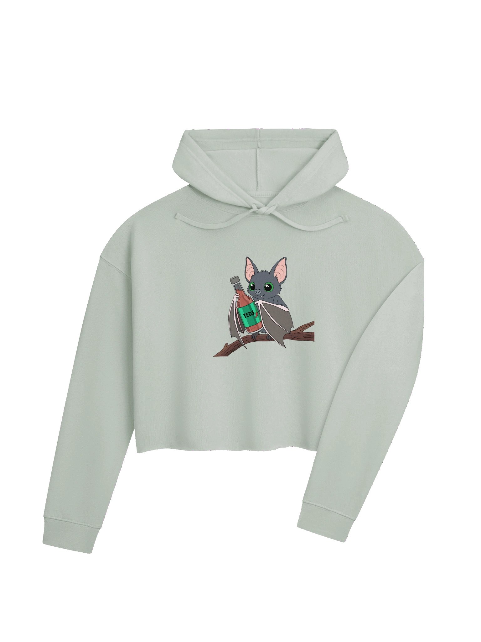 Spicy Bat Front Logo Cropped Hoodie product image (8)