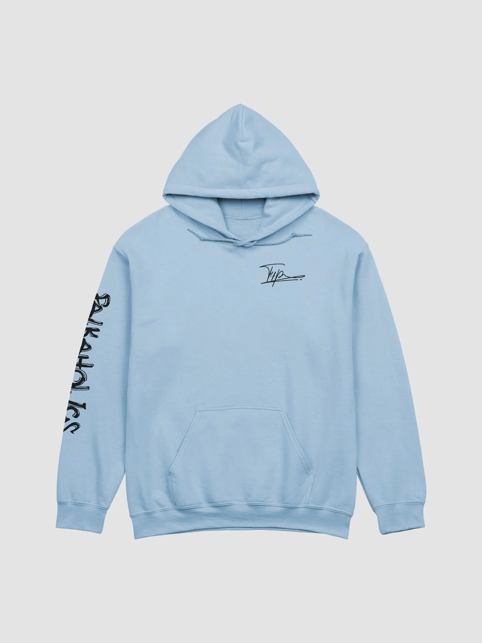 T4P/FALKAHOLICS Hoodie - Light Blue/Black product image (1)