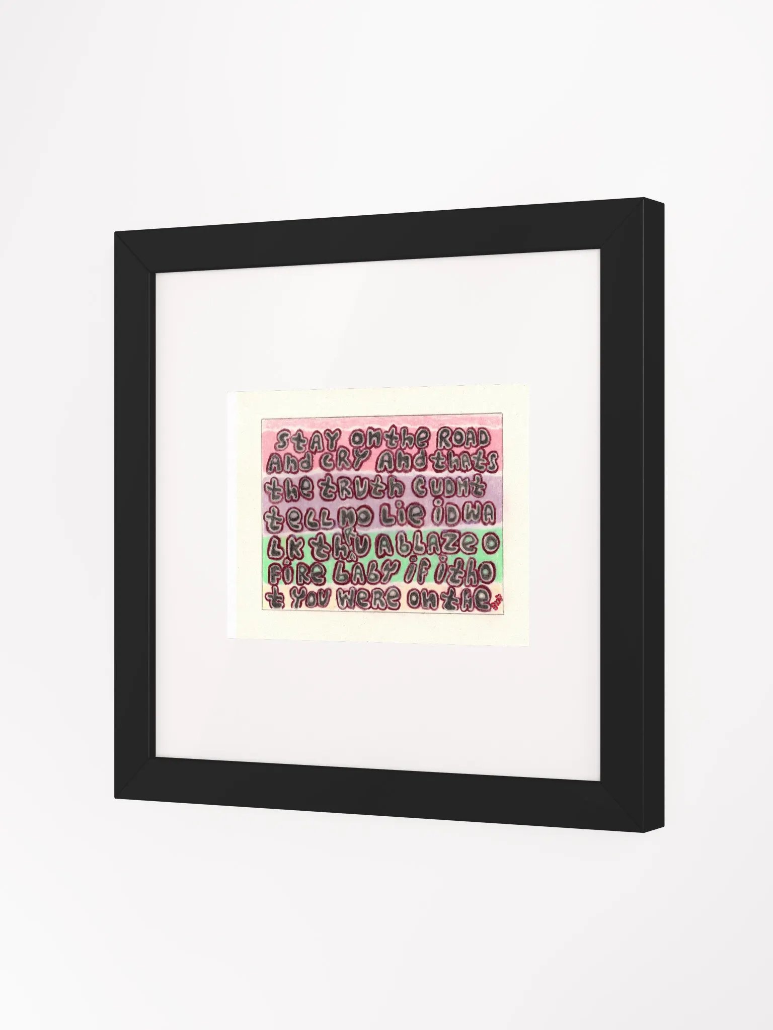 other side Panel Card Print Framed product image (2)