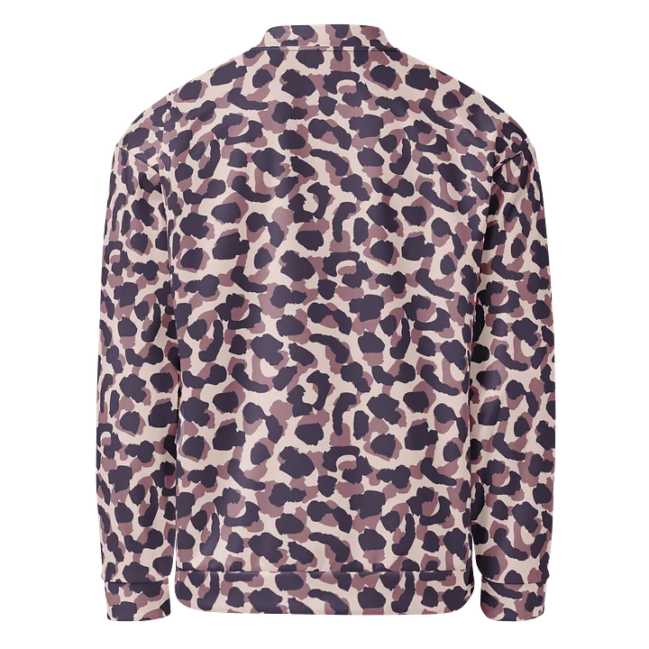 Comfortable Bomber Jacket with Unique Bold Leopard Print product image (2)