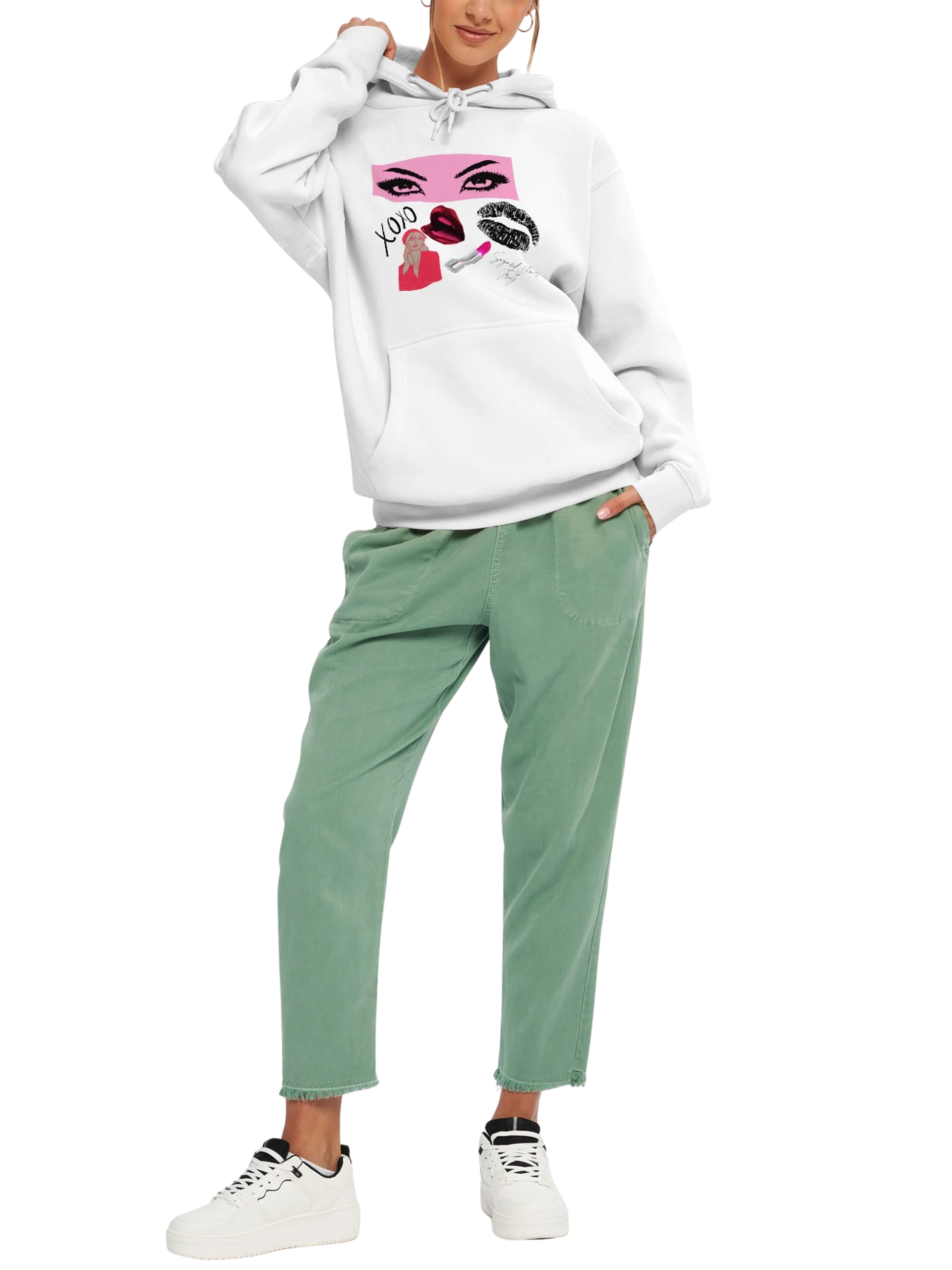 "XOXO" Collage Premium Pullover Hoodie product image (5)
