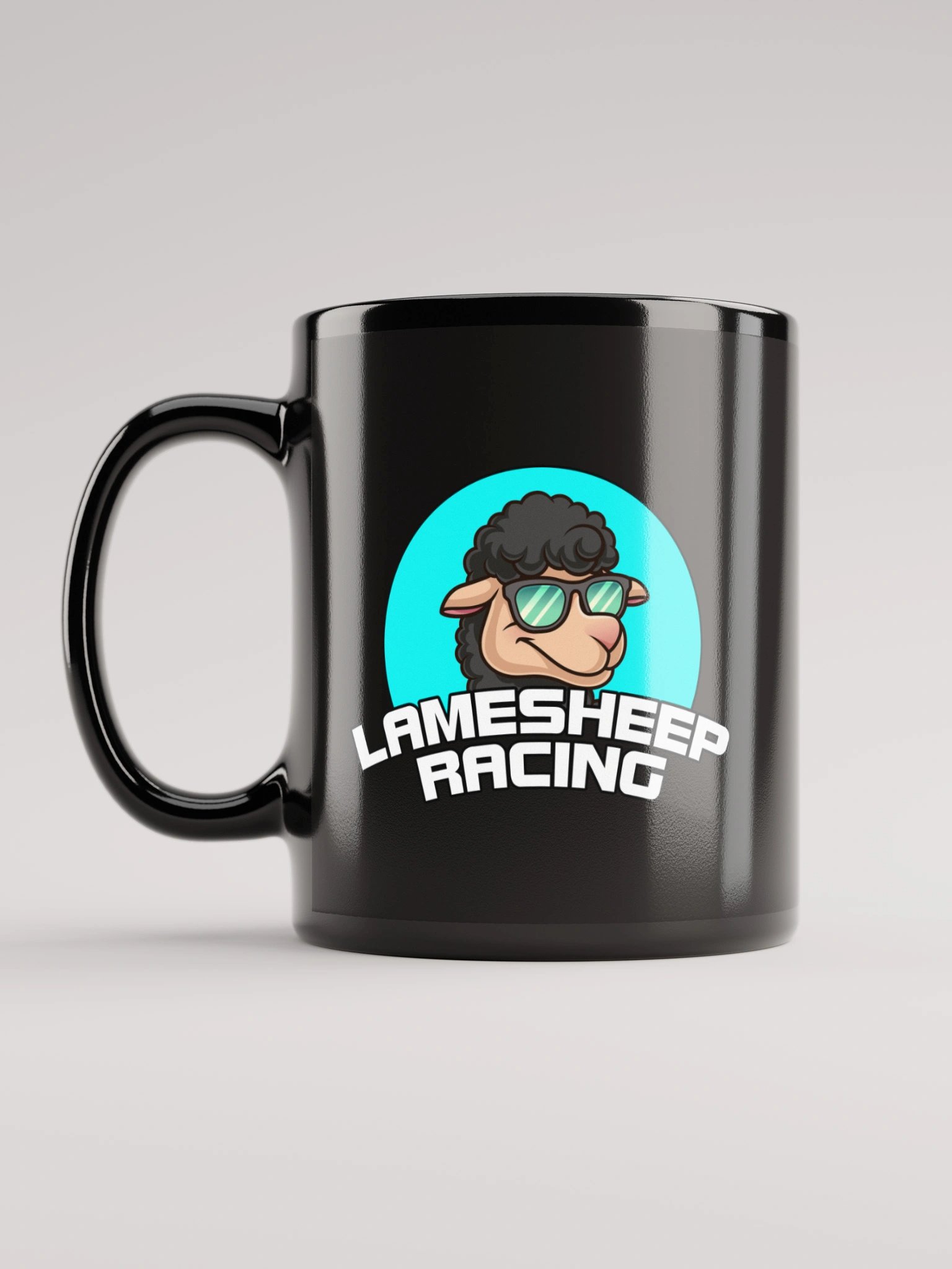 Cool Sheep Black Mug product image (1)