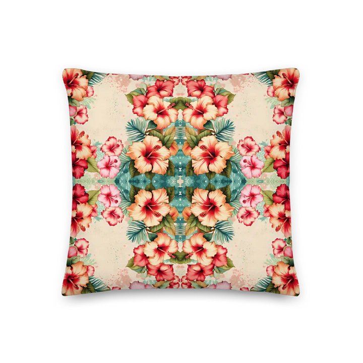 Vintage Tropical Floral Cushion product image (2)