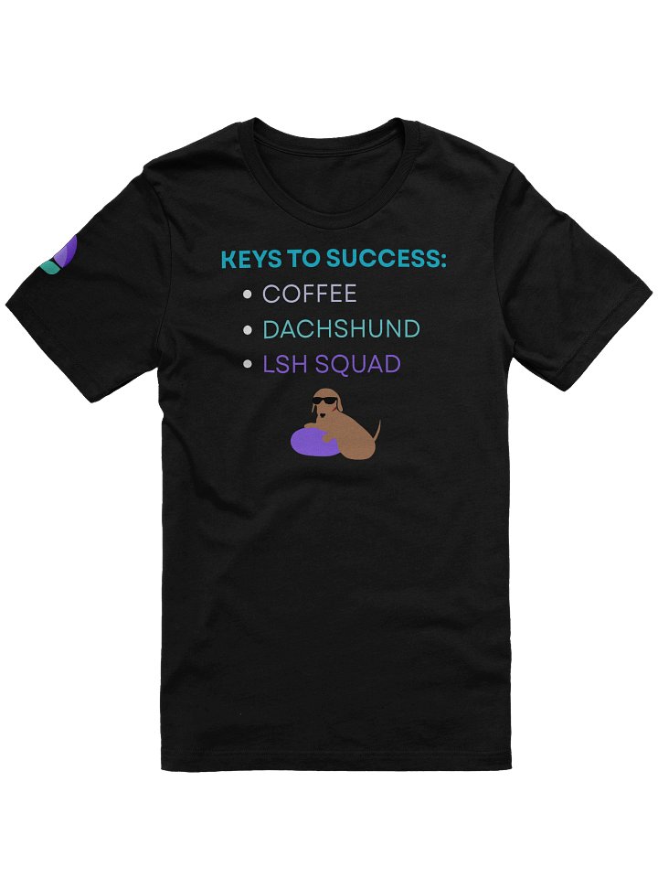 LSH Keys to Success Tee (Dachshund) product image (1)