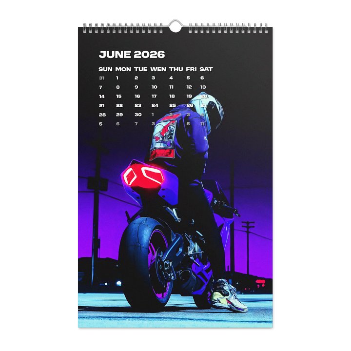PIT STOP – 2026 Motorcycle Calendar product image (2)