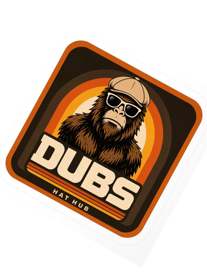 DUBS HAT HUB RETRO STICKER product image (5)