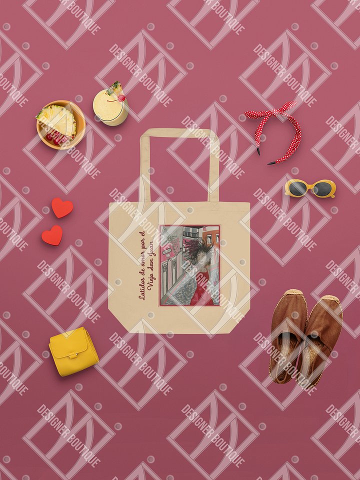 NN Designer Boutique x Camila Arraiza: Bolso de Mano (Afro-Boricua) – Latidos de Amor por el Viejo San Jua product image (2)
