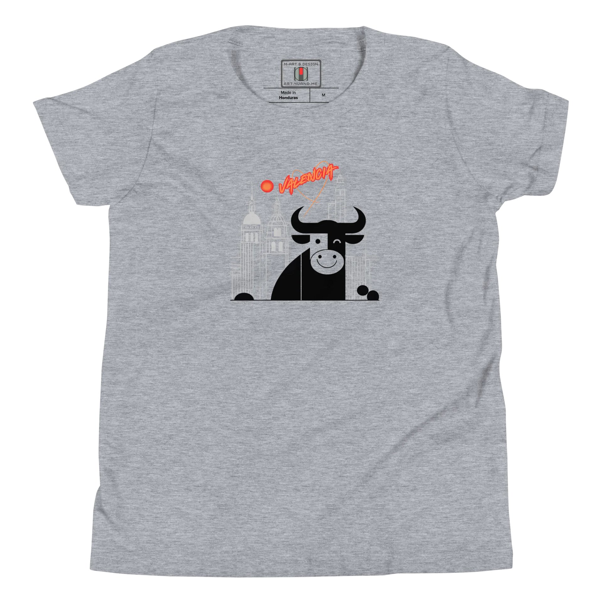 Valencia Skyline Youth T-Shirt - Picasso inspired product image (30)