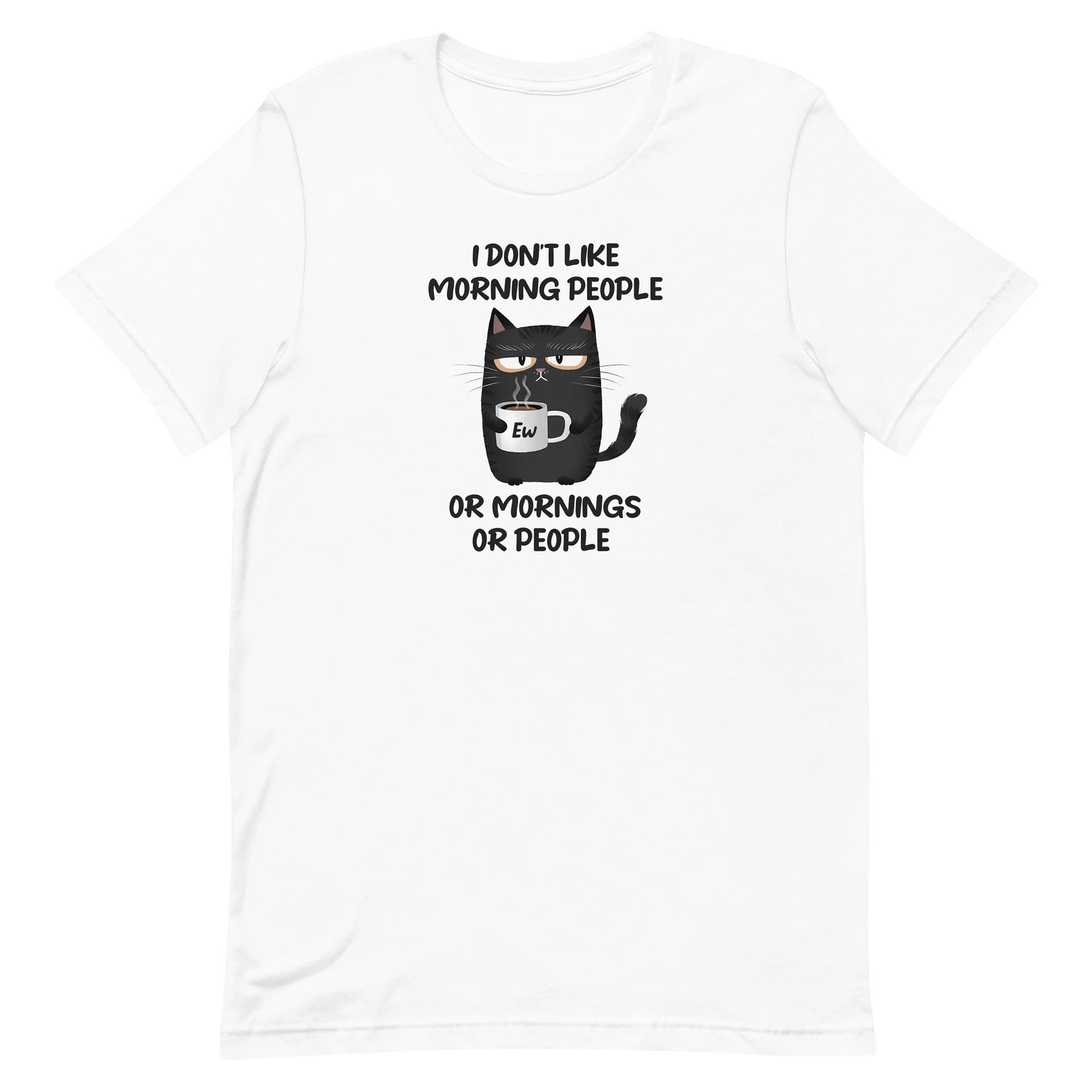 Grumpy Morning Cat Tee product image (17)