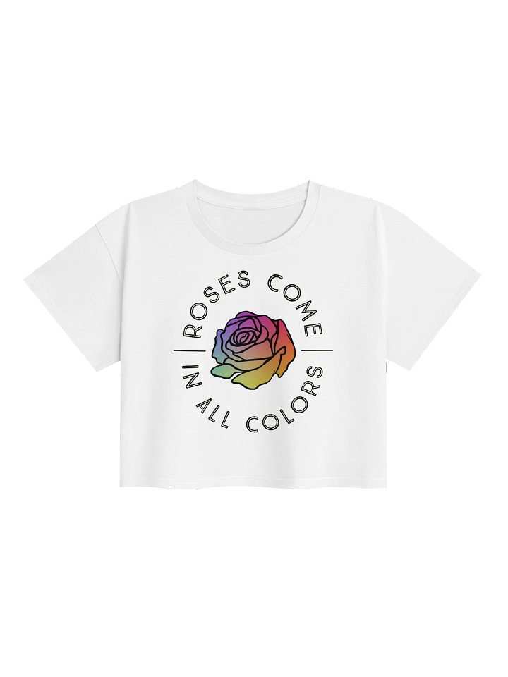 Rose Garden Pride Crop Top product image (1)