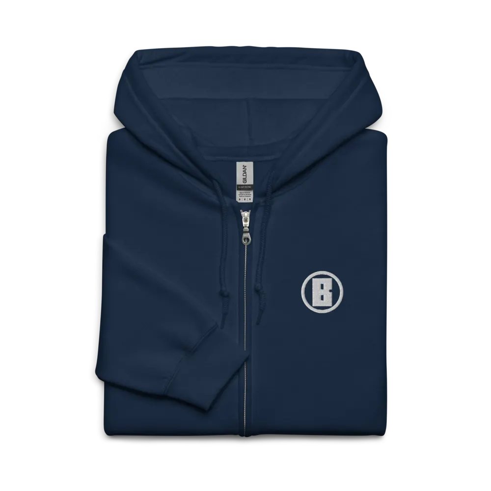 Embroidered Zip Up Hoodie - Unisex product image (3)