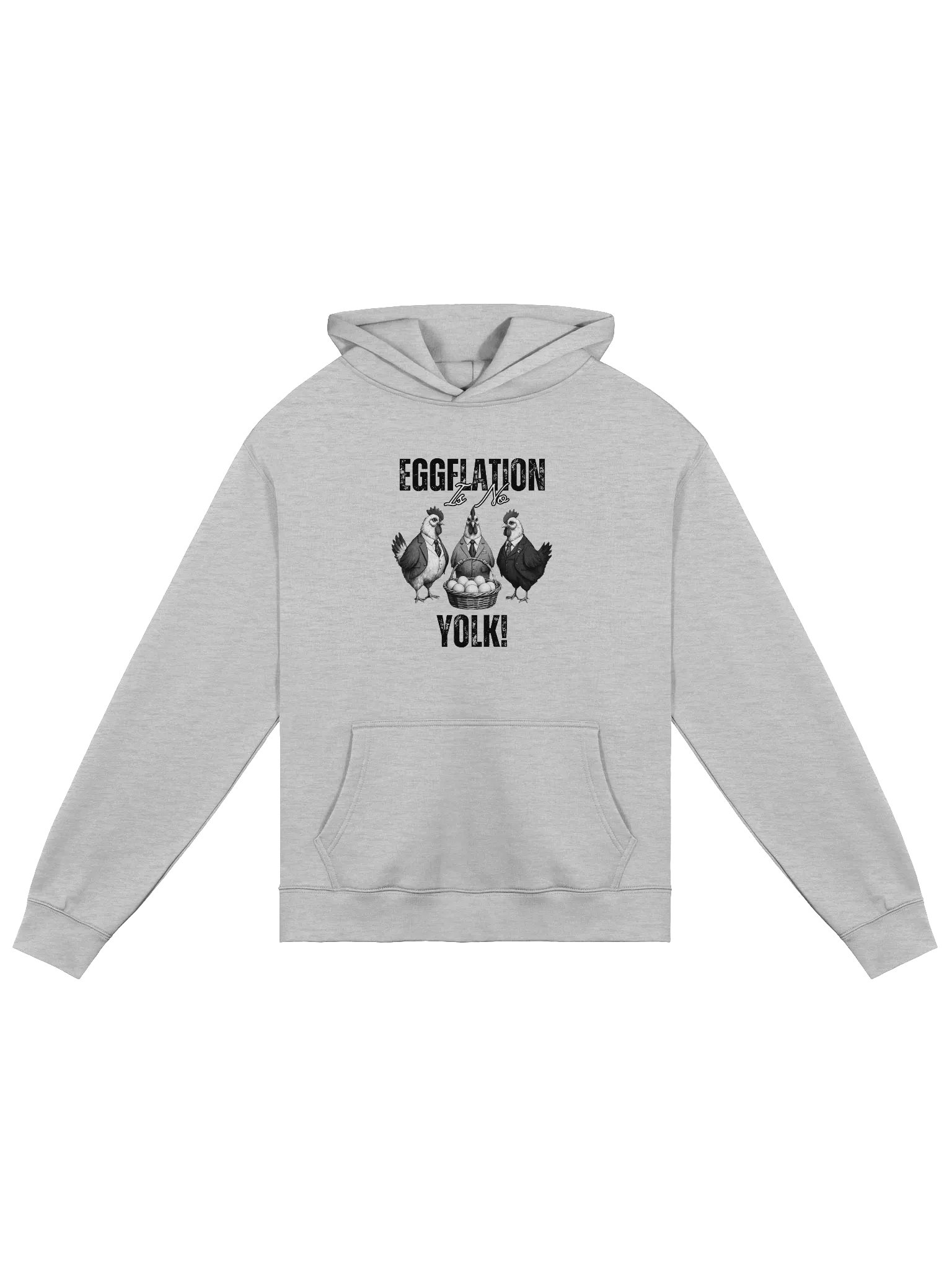 Eggflation is no Yolk! - Humorous Easter Hoodie product image (2)
