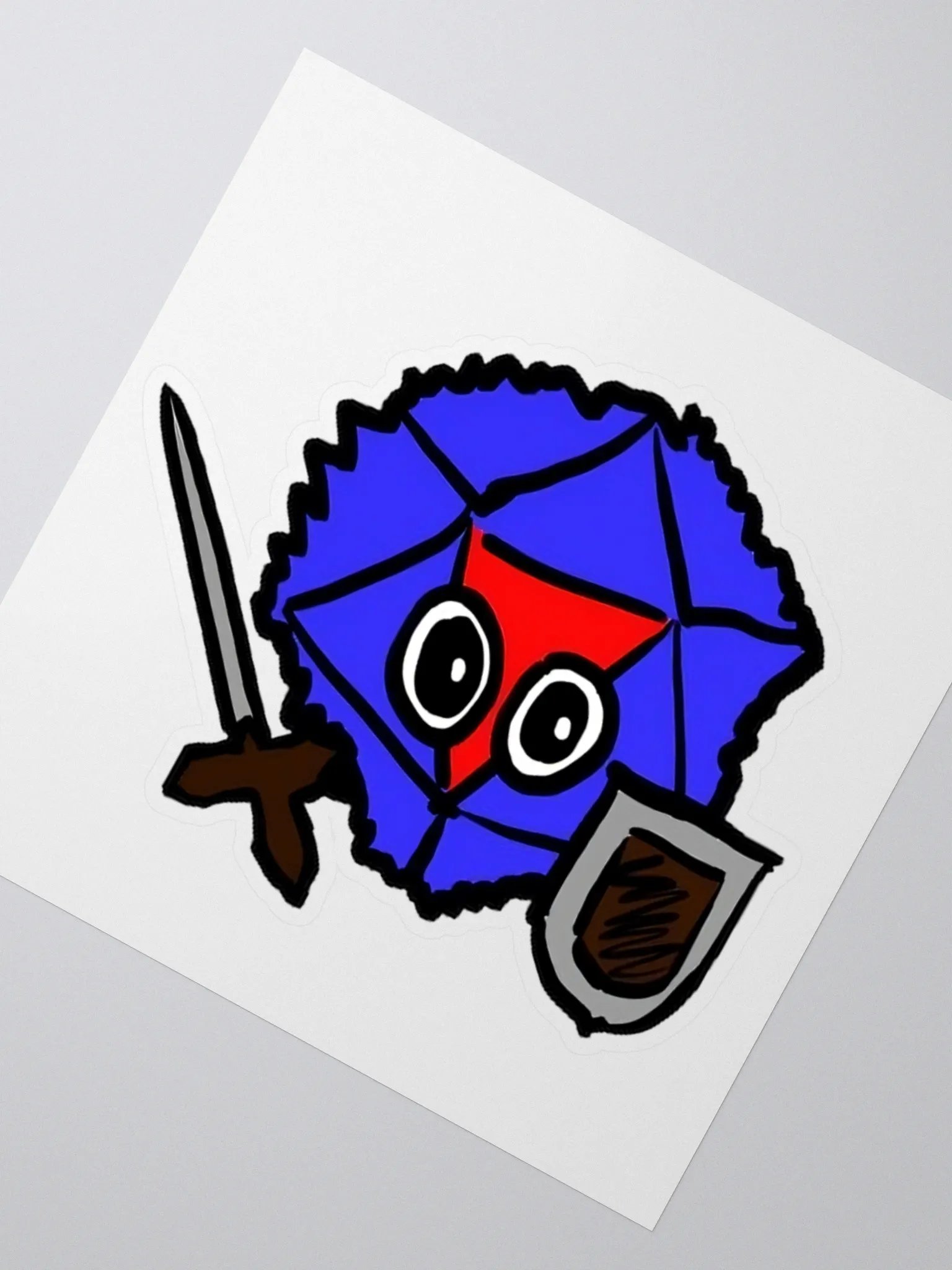 Fighter Pigmy Diceling Sticker product image (4)