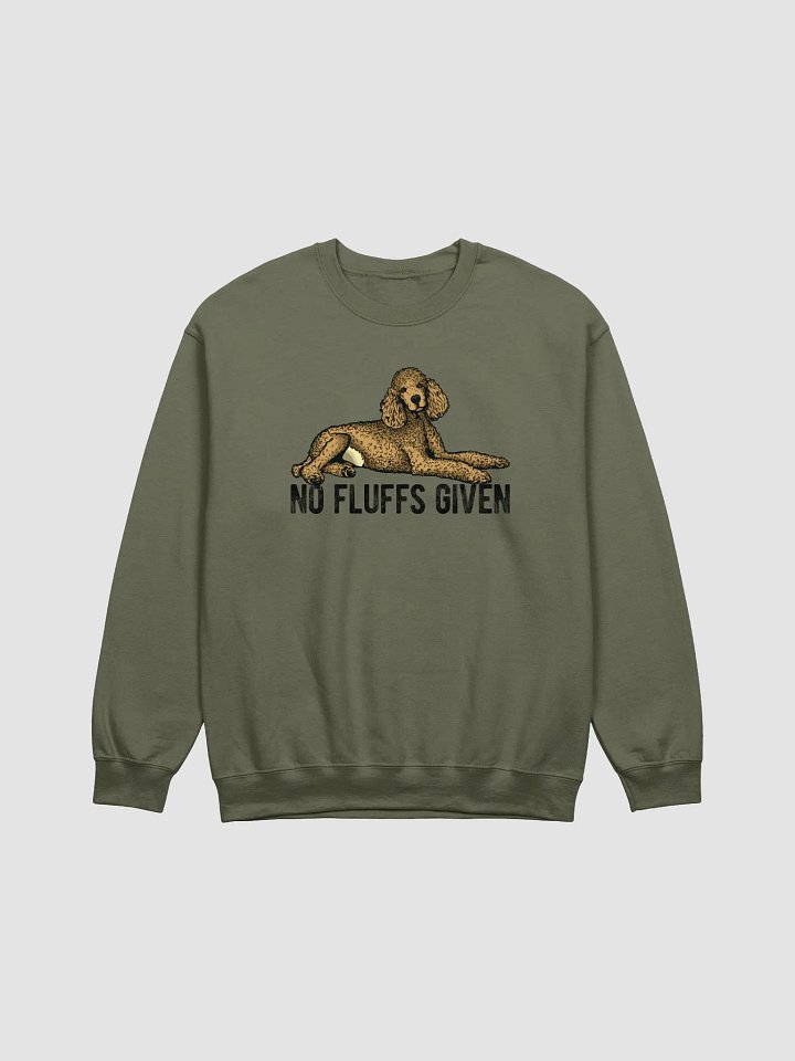 No Fluffs Given Sweatshirt of a Standard Poodle | Funny Shirt for Poodle Paw-rents product image (1)