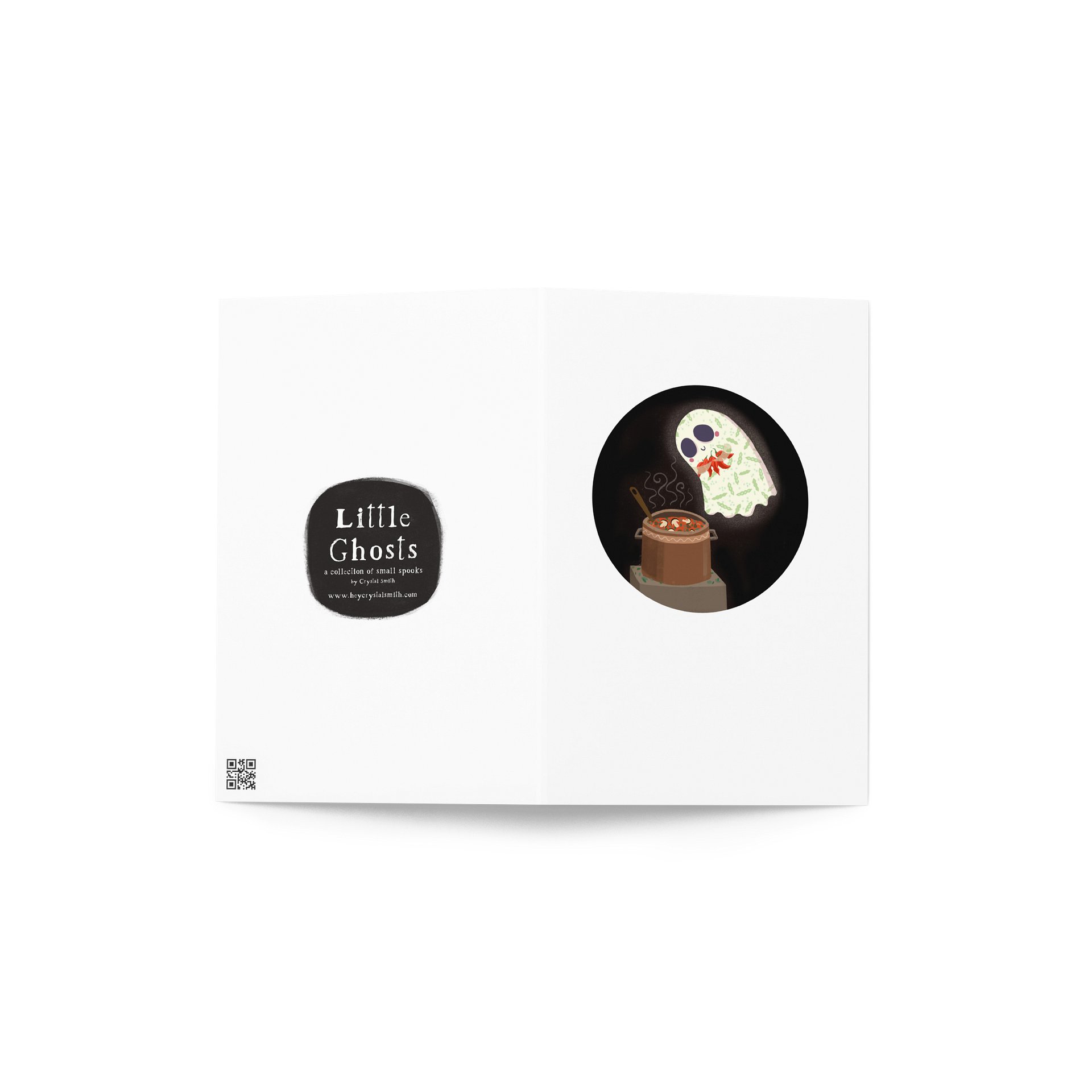 Little Ghost Chili Chef - Greeting Card product image (4)