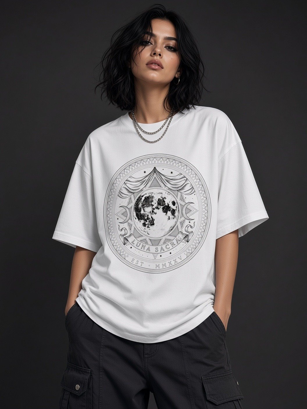 Luna Sacra Medallion // Esoteric Heavyweight Tee product image (25)