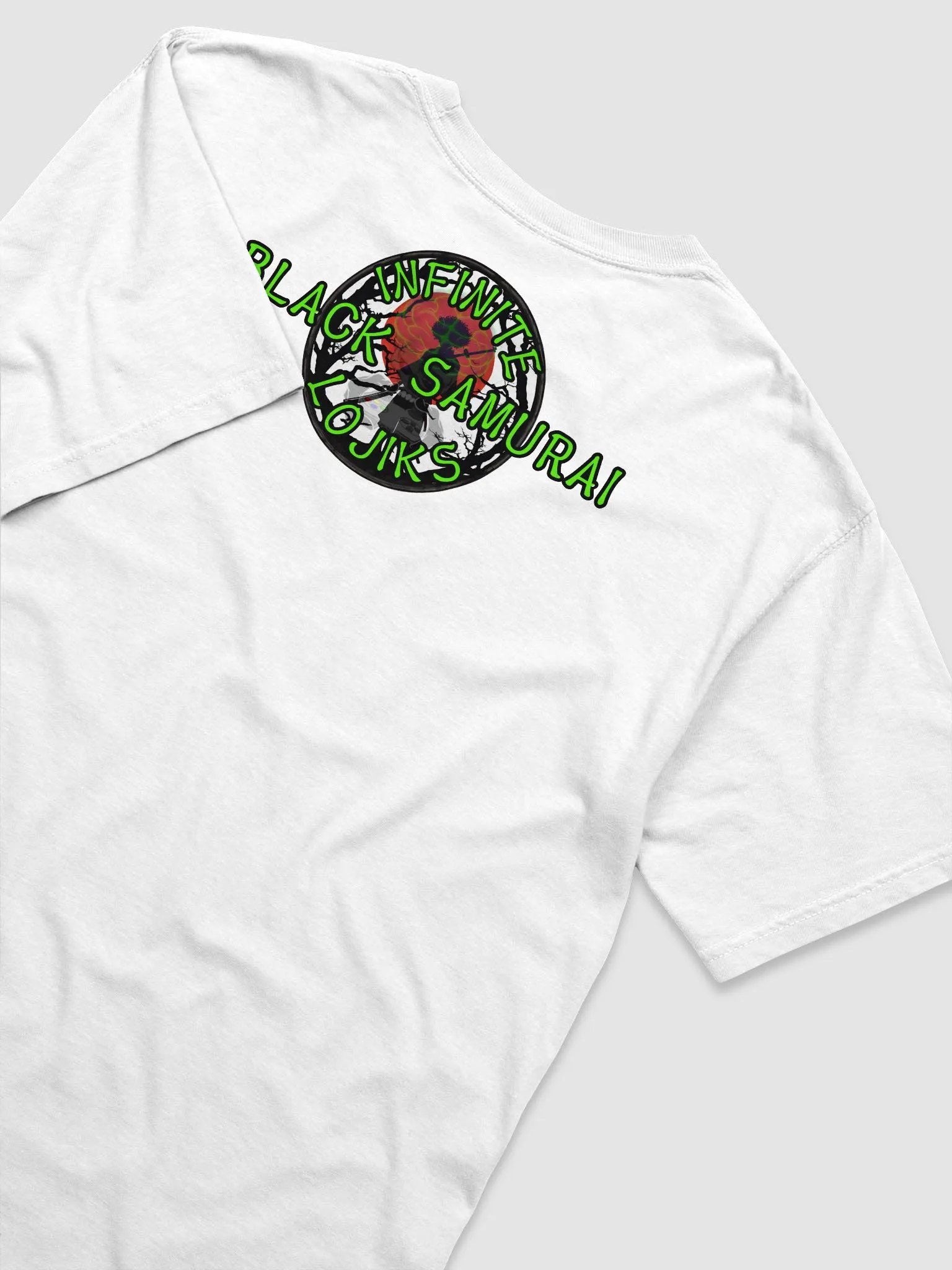 Black Samurai Tee Green V2 product image (12)