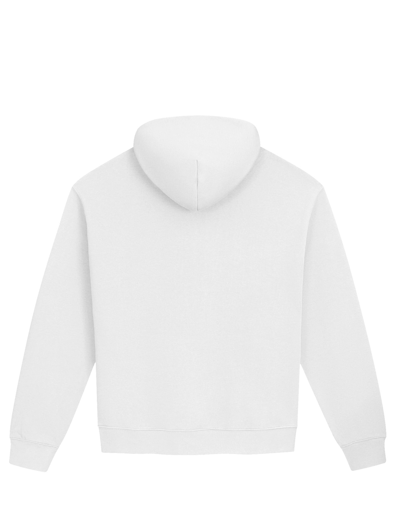 Shadow Ronin Sumi-e Hoodie — Black Ink on White product image (8)