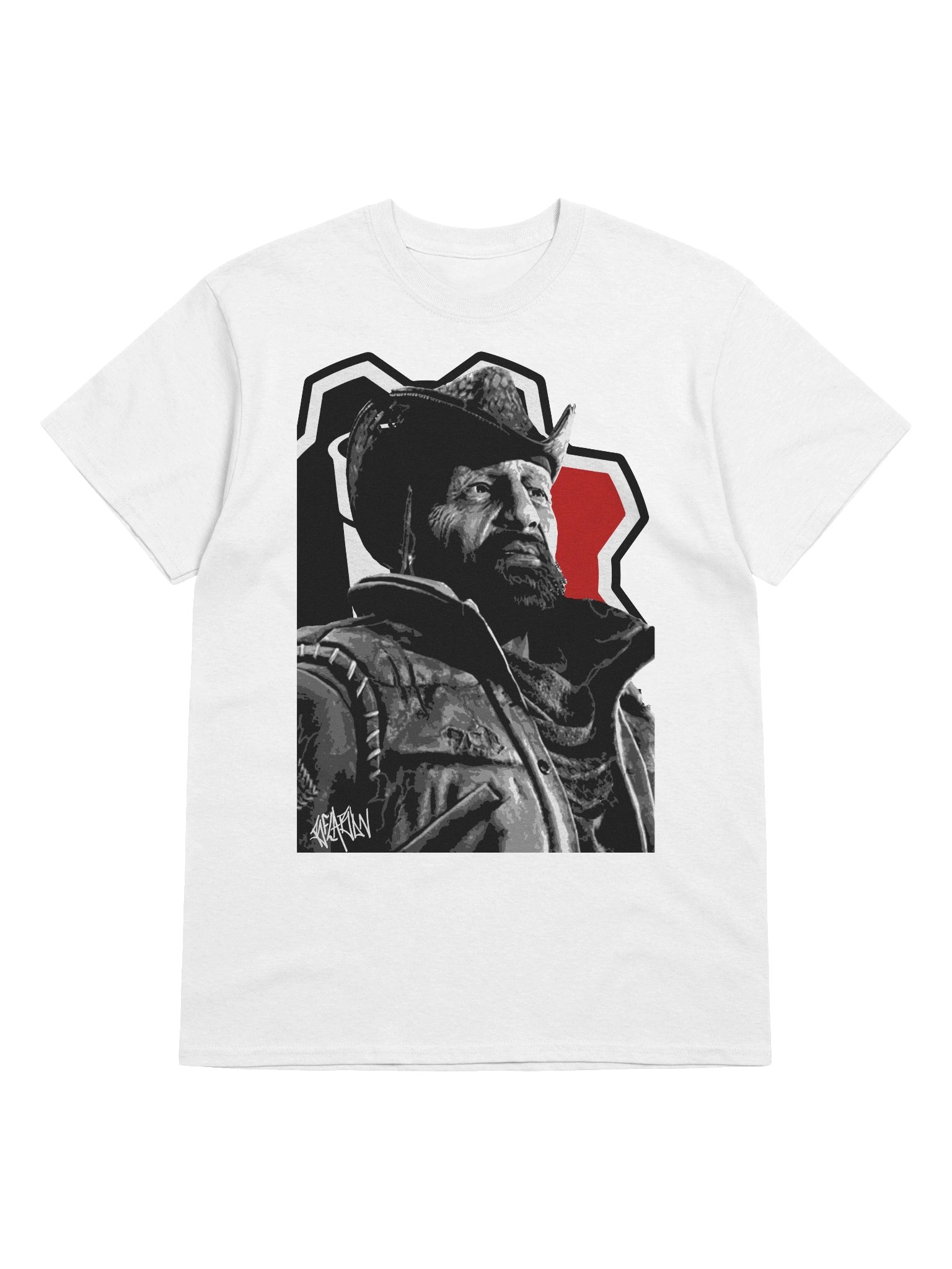 Dizzy painting tee (WHITE) product image (5)