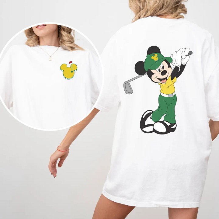 Mickey Golf 2026 Masters Augusta Shirt | Disney Inspired Golf Tee product image (1)