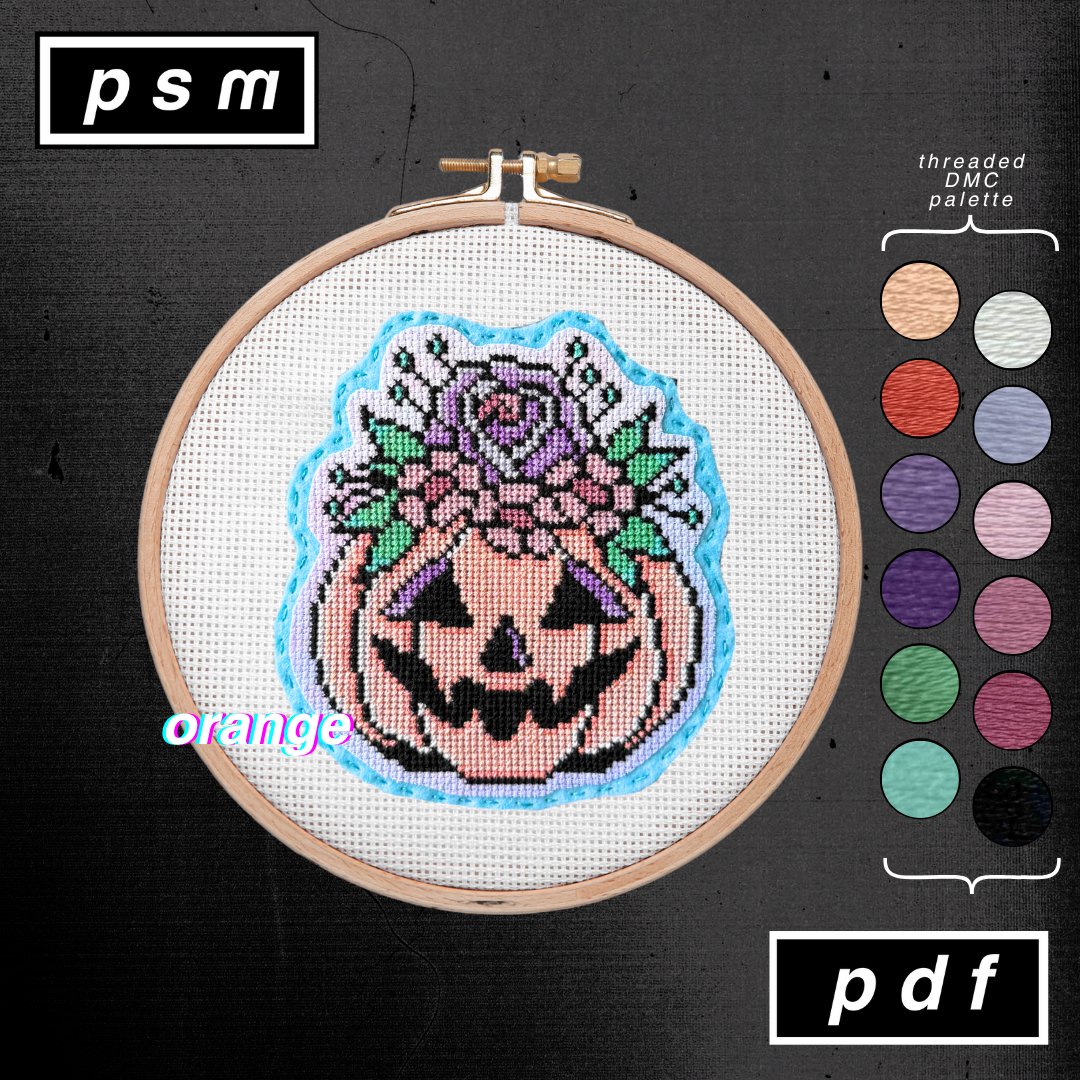 Vintage Pumpkin Bouquet Pattern Set product image (3)