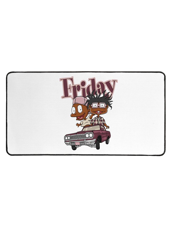 Desk Mat – Friday Drive Minimalist Printed Desk Pad for Office & Home product image (1)